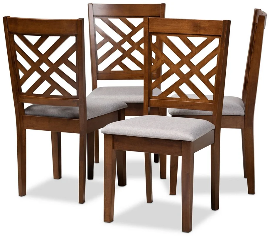 Caron Modern and Contemporary Upholstered DininChair Set
