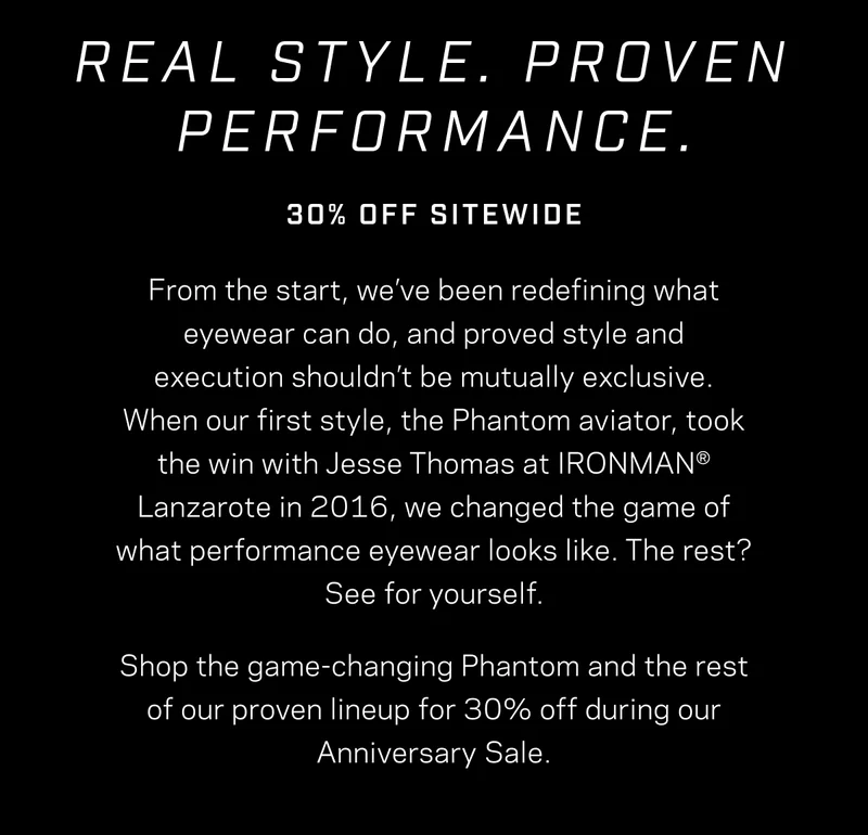 Shop performance eyewear