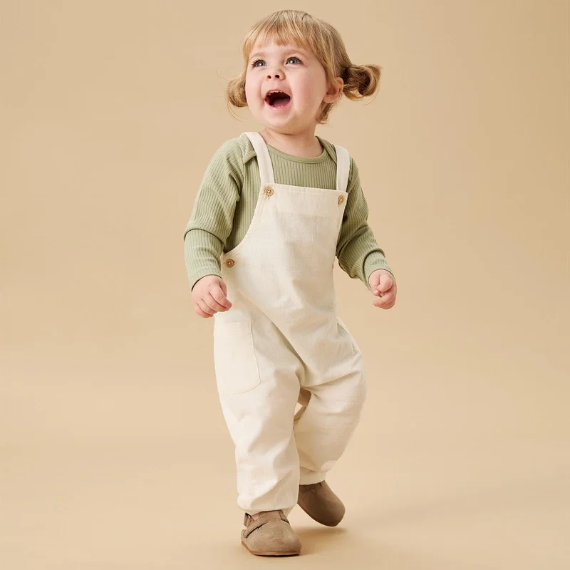 Image of Corduroy Relaxed Overalls