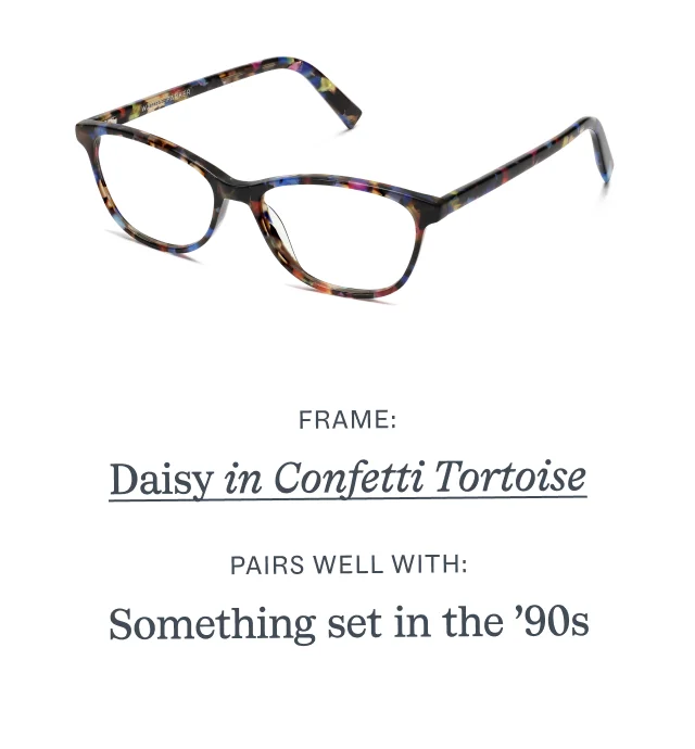 Daisy in Confetti Tortoise