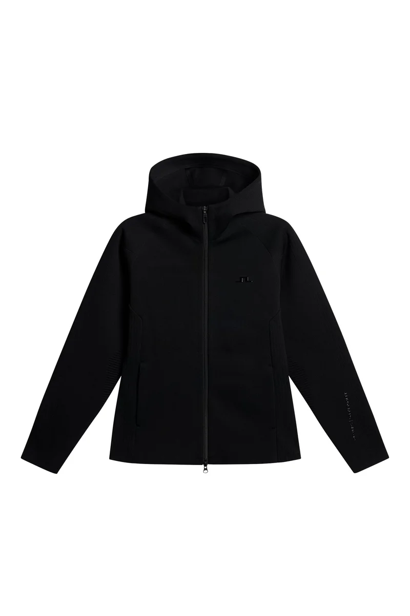 Image of Solarcore Knit Zip Sweater / Black
