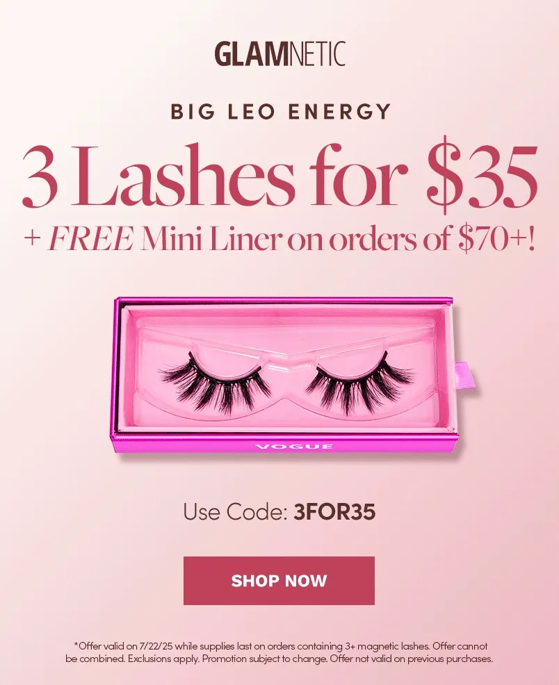 Shop 3 Lashes for $35 with the code 3FOR35