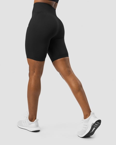 Image of Define Seamless Biker Shorts Wmn Black