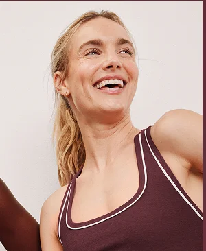 Spacedye Ready Bra in Midnight Burgundy Heather