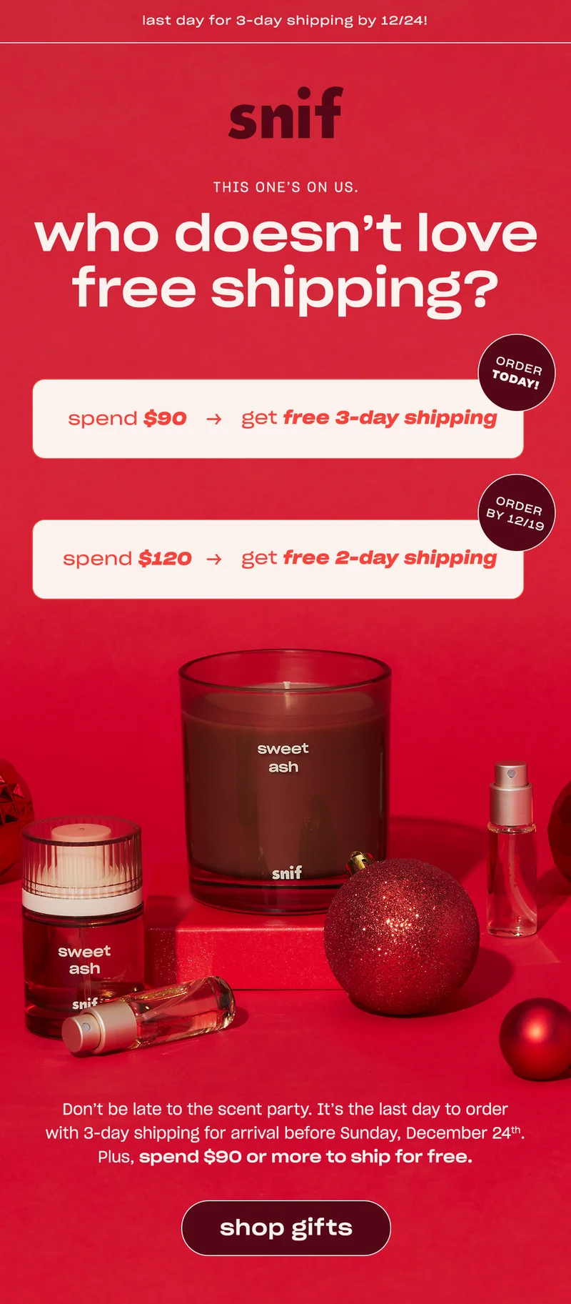 Get free express shipping when you spend $90 or more! ↗