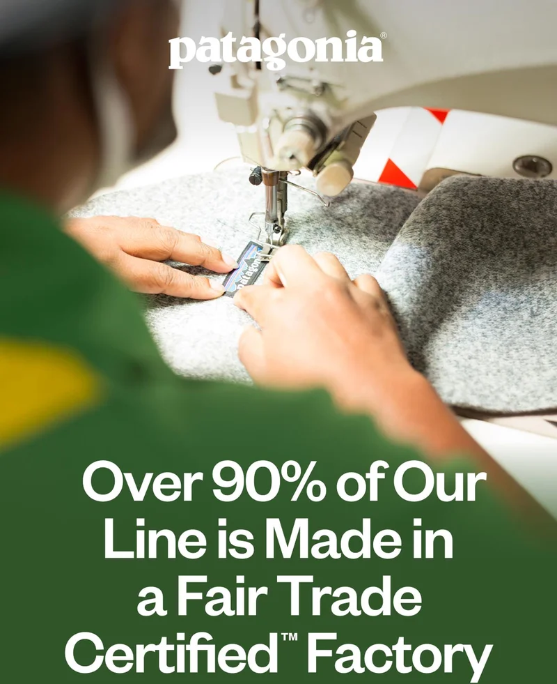 Over 90% of our line is made in a Fair Trade Certified Factory.