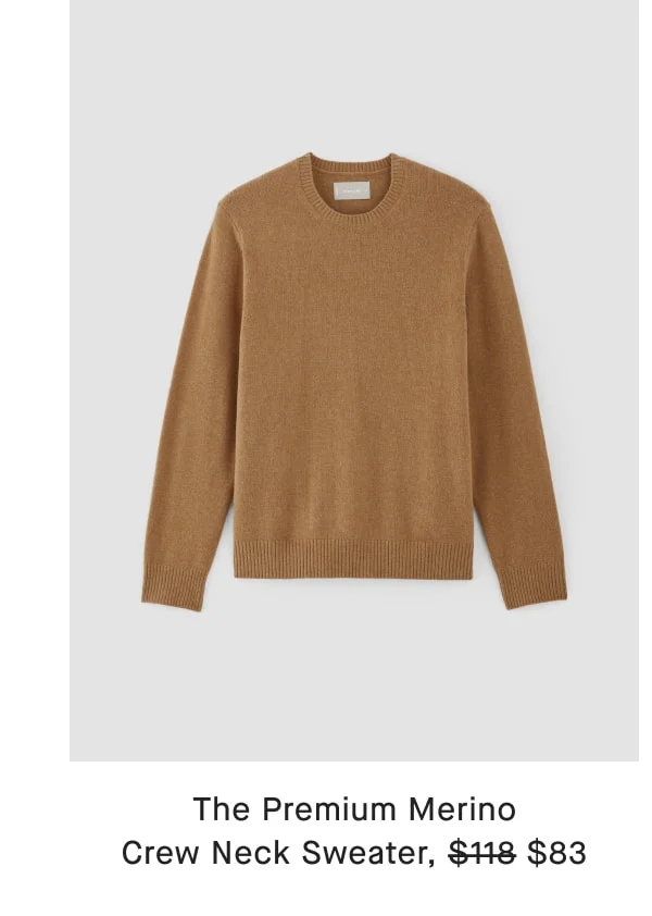 [image]The Premium Merino Crew Neck Sweater