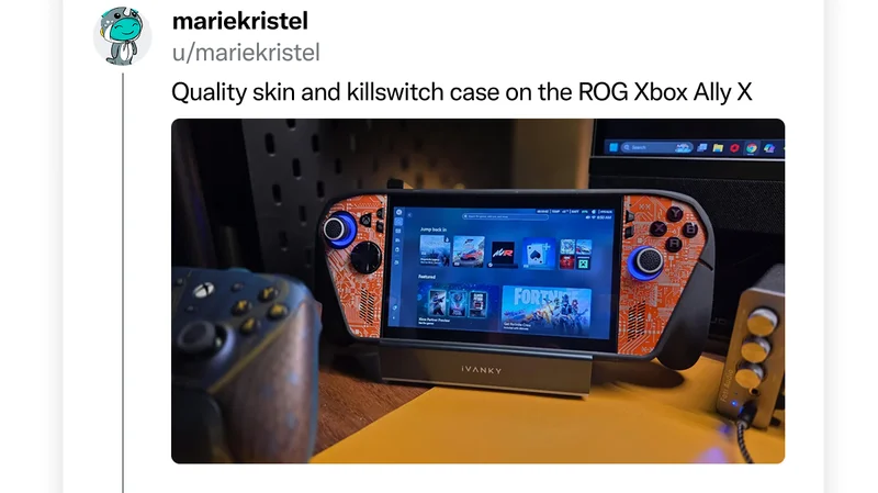 u/mariekristel on Reddit: "Quality skin and killswitch case on the ROG Xbox Ally X"