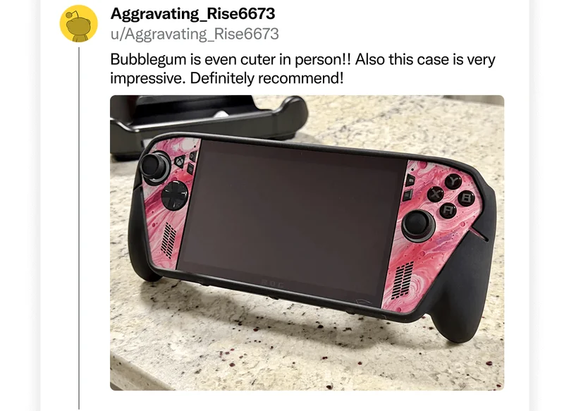 u/Aggravating_Rise6673 on Reddit: "Bubblegum is even cuter in person!! Also this case is very impressive. Definitely recommend!"
