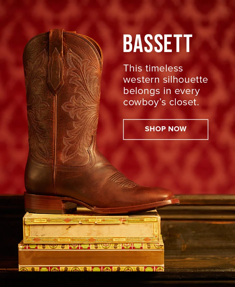 This timeless western silhouette belongs in every cowboy’s closet. | Shop Bassett