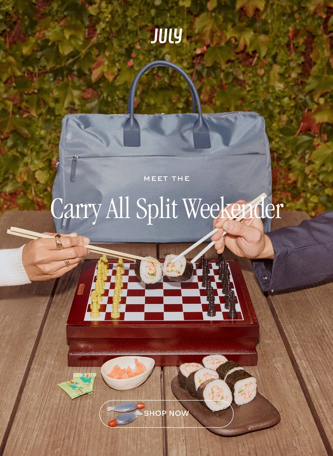 meet the Carry All Split Weekender