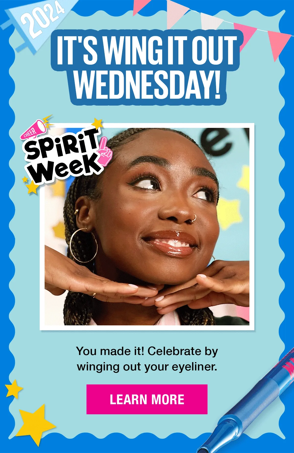 It's Wing It Out Wednesday! Celebrate by winging out your eyeliner with Master Precise