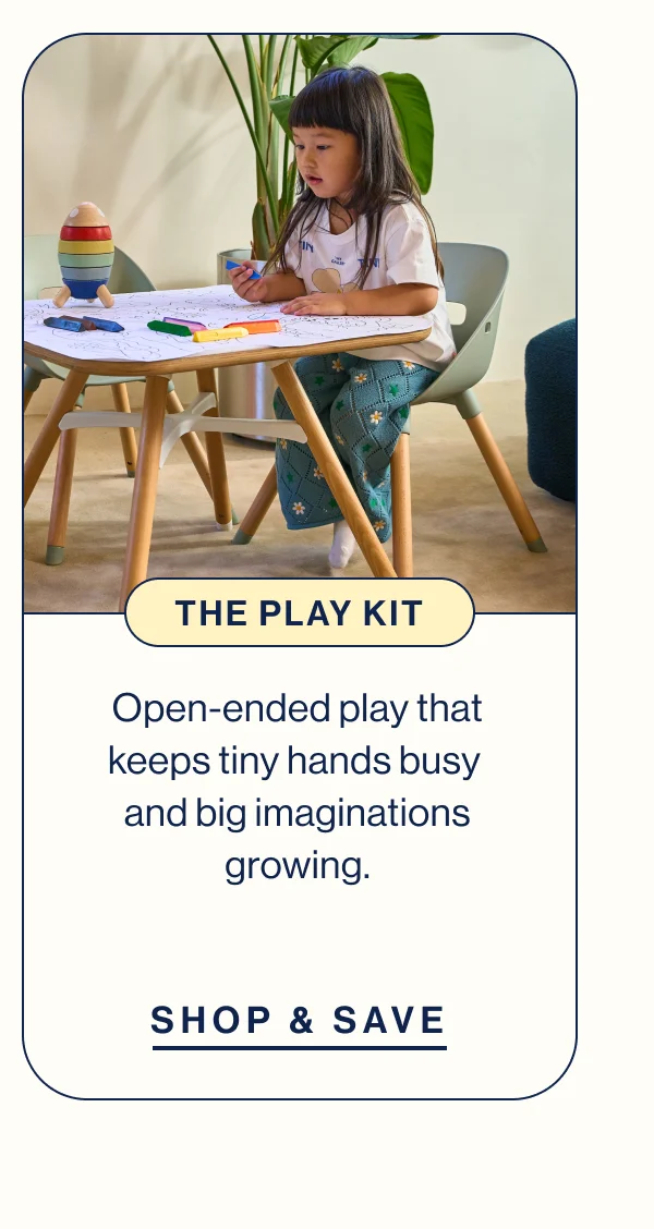 THE PLAY KIT. Open-ended play that keeps tiny hands busy  and big imaginations growing. SHOP & Save