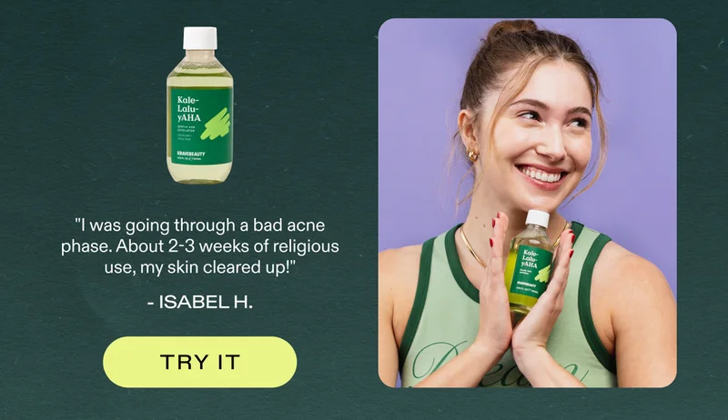 Isabel H. on Kale-Lalu-yAHA: "I was going through a bad acne phase. About 2 to 3 weeks of religious use, my skin cleared up!" Try Kale-Lalu-yAHA!
