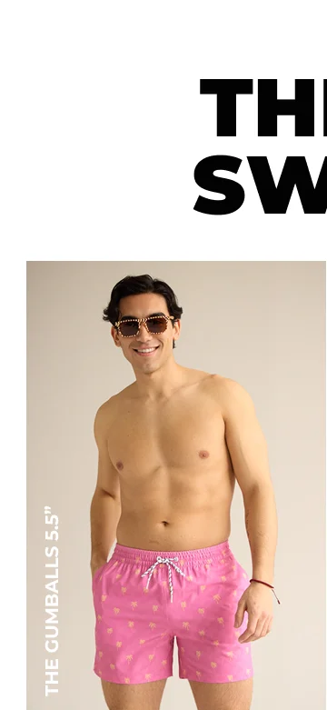 Classic Swim Trunk: The Gumballs 5.5"