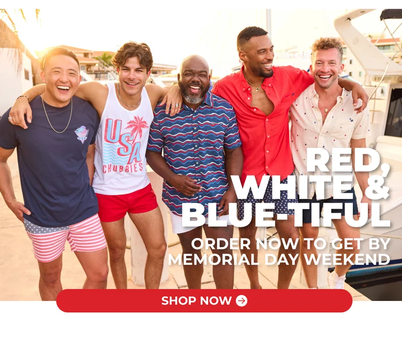 RED, WHITE & BLUE-TIFUL. Order now to get by Memorial Day Weekend.