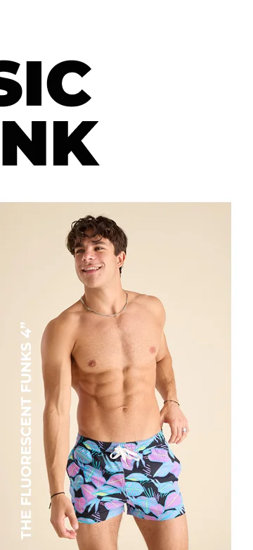 Classic Swim Tunk: The Fluorescent Funks 4"