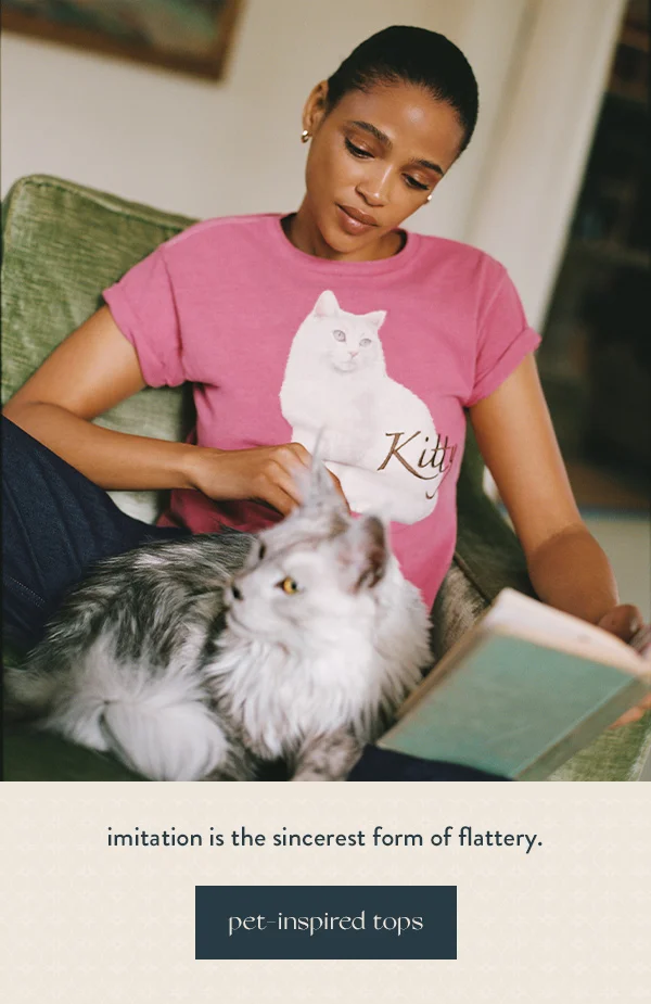 Pet-inspired tops