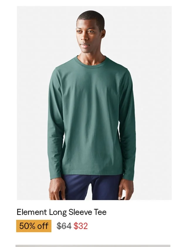 Element Long Sleeve Tee: Now $32