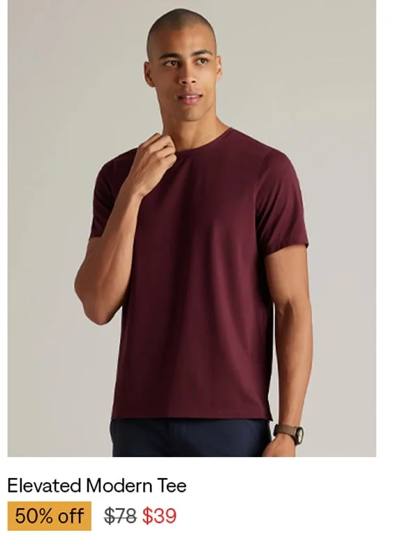 Elevated Modern Tee: Now $39