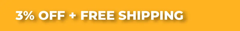 3% off + free shipping