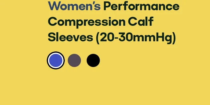 Women's Performance Compression Calf Sleeves (20-30mmHg)