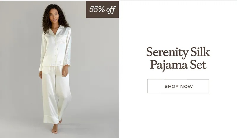 Shop The Serenity Silk Pajama Set