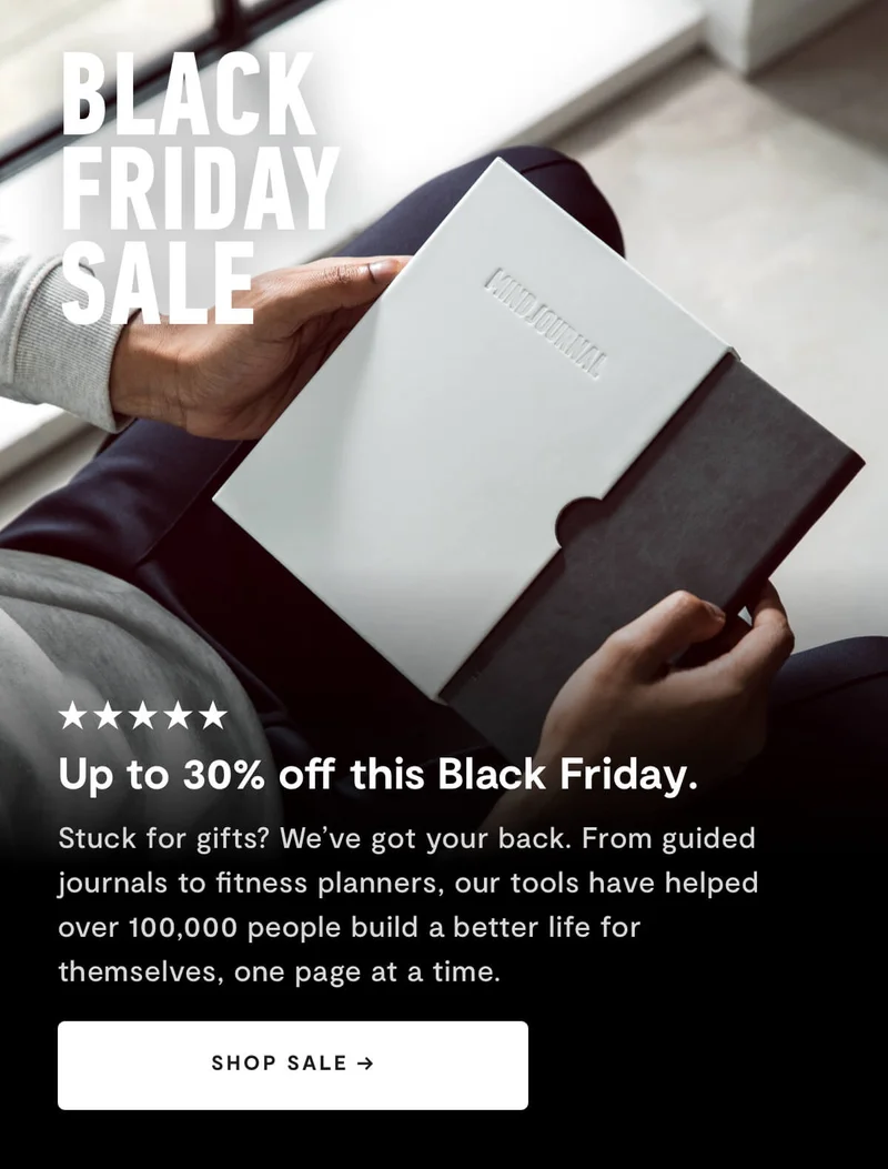 Up to 30% off this Black Friday