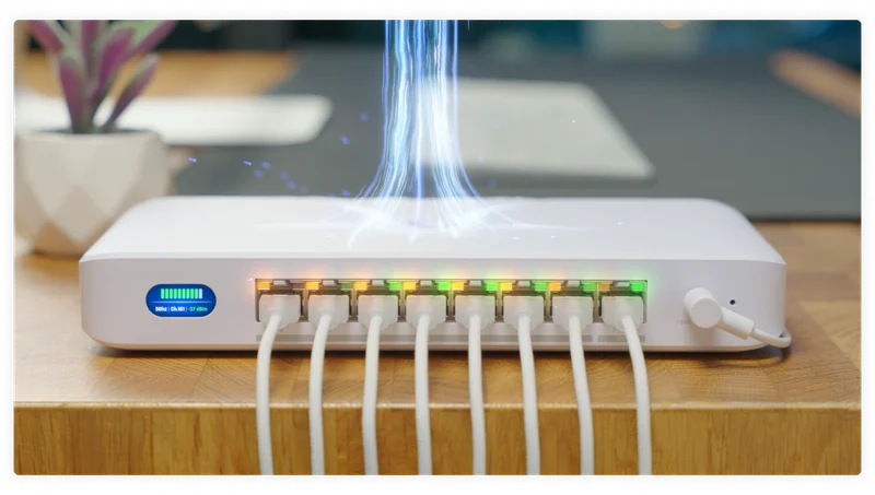 A fully wireless, high-performance network hub.