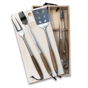 4-Piece BBQ Tool Set