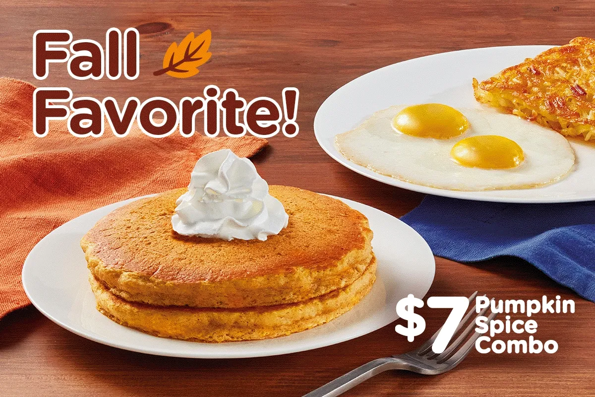Fall Favorite! $7 Pumpkin Spice Combo