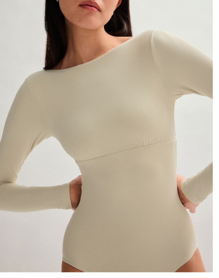 Marble Elena Long Sleeve Bodysuit