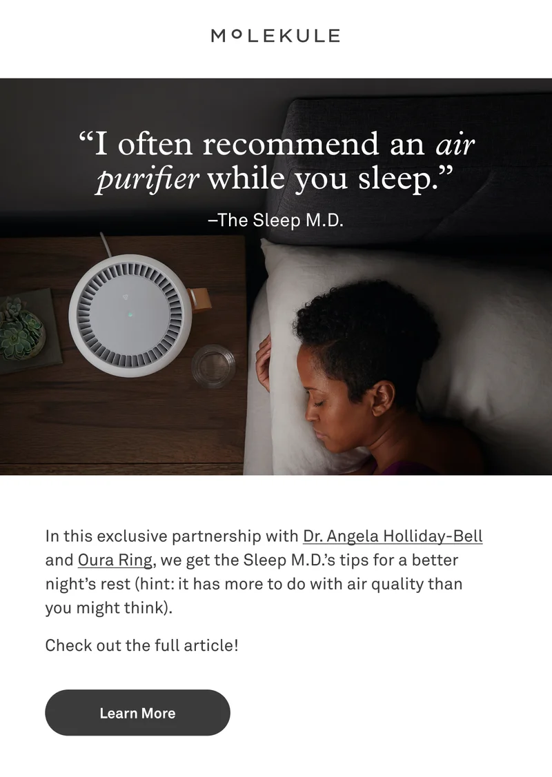 In this exclusive partnership with Dr. Angela Holliday-Bell and Oura Ring, we get the Sleep M.D.'s tips for a better night's rest. Check out the full article.