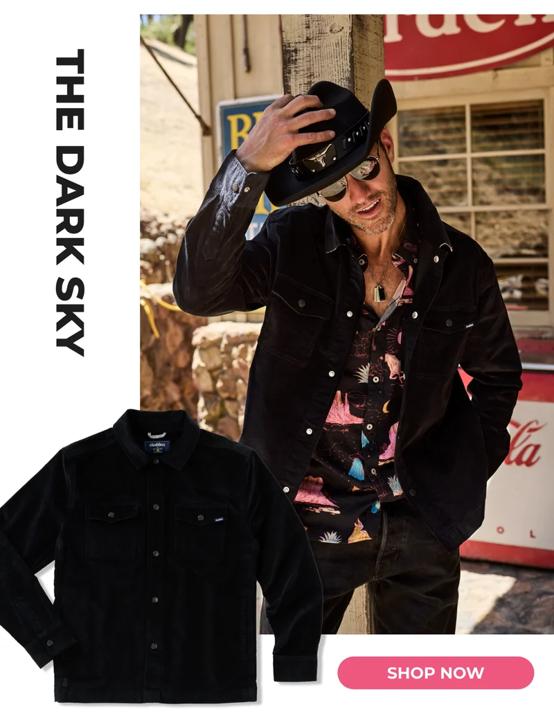 Corduroy Overshirt: The Dark Sky