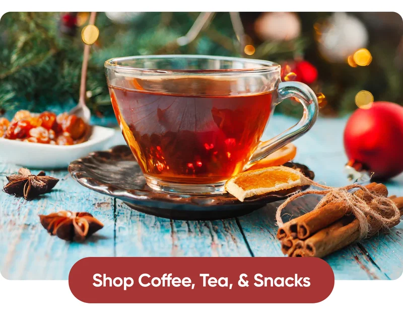 Coffee, Tea, & Snacks