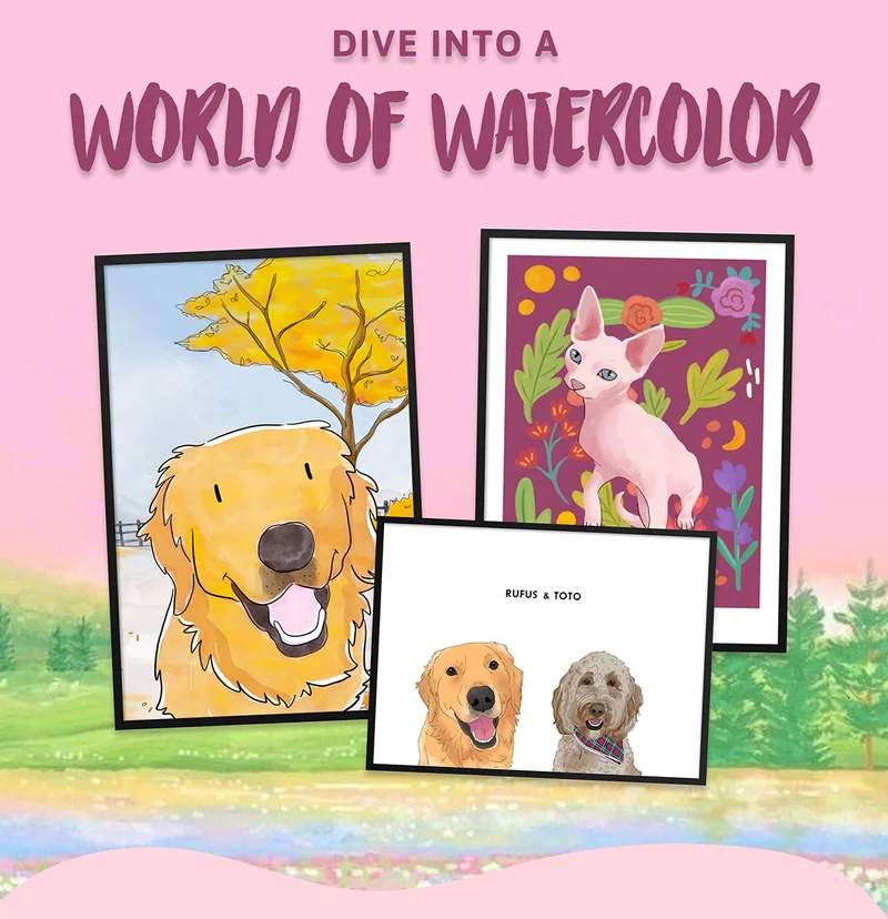 Dive into a world of watercolor