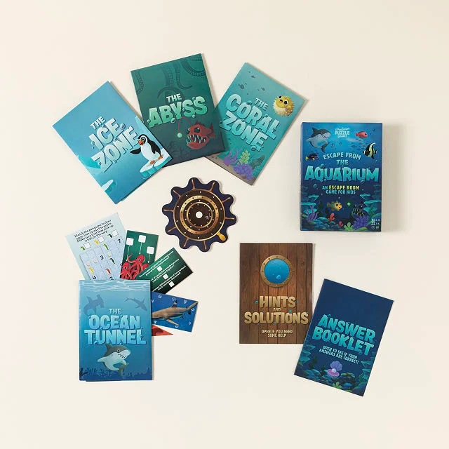 At Home Escape Room for Kids: The Aquarium