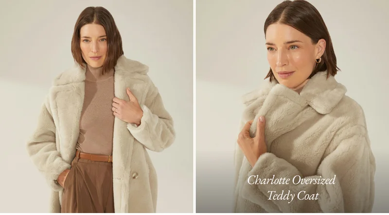 Charlotte Australian Wool Oversized Teddy Coat