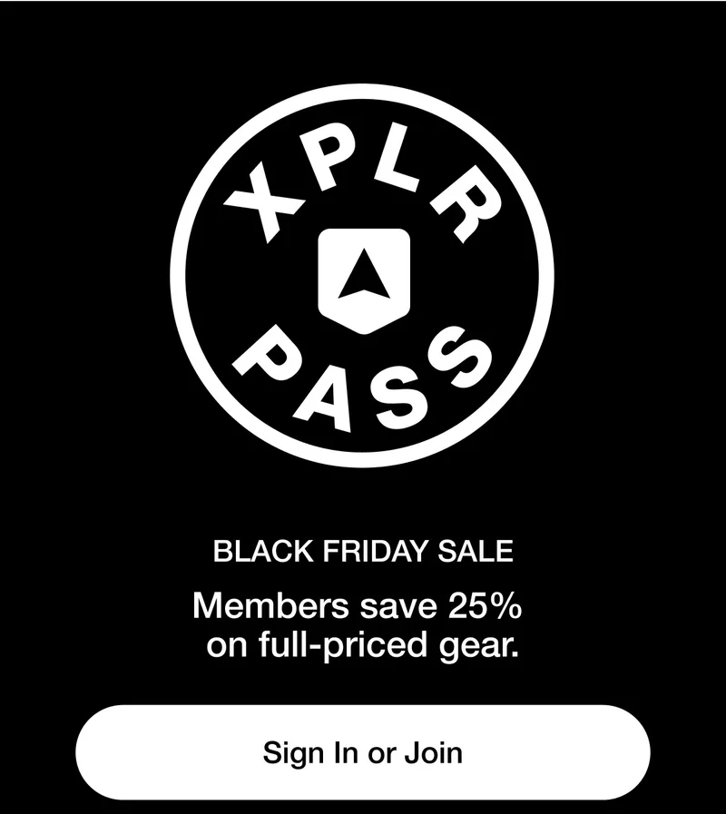 Black Friday Sale - Members save 25% on full-priced gear - Sign In or Join