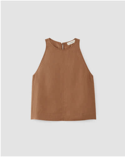 [IMAGE]The Linen High-Neck Tank