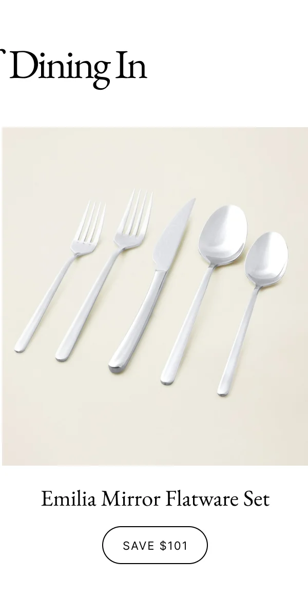 Emilia Mirror 20-Piece Flatware Set