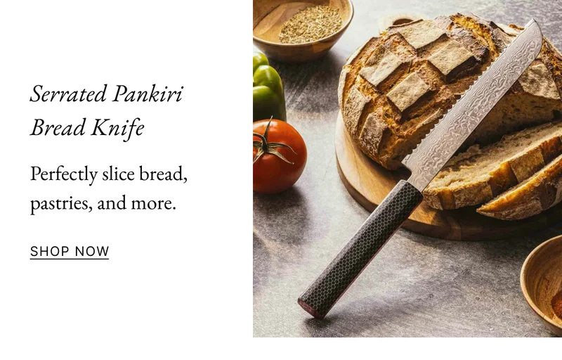 Kumo VG10 Serrated Pankiri Bread Knife