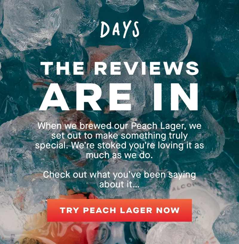 The reviews are in. When we brewed our Peach Lager, we set out to make something truly special. We’re stoked you’re loving it as much as we do.  Check out what you’ve been saying about it…