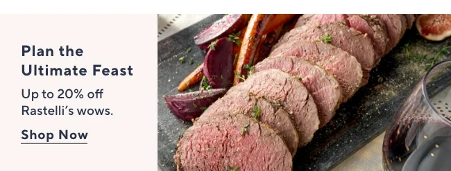 Holiday menu