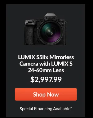 Panasonic LUMIX S5IIx Mirrorless Camera with LUMIX S 24-60mm Lens