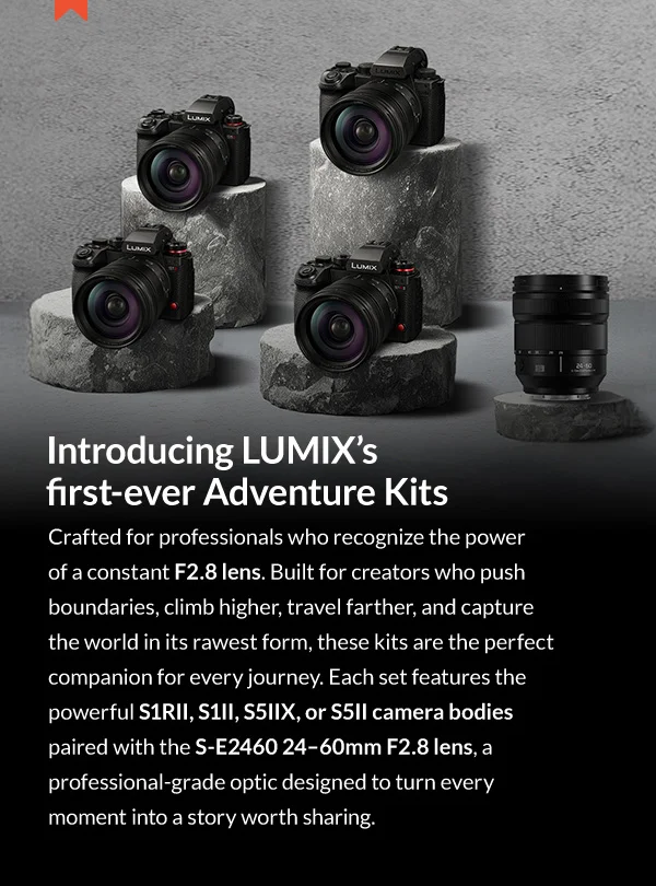 Introducing LUMIX’s first-ever Adventure Kits