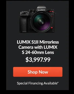 Panasonic LUMIX S1II Mirrorless Camera with LUMIX S 24-60mm Lens