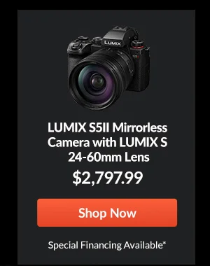 Panasonic LUMIX S5II Mirrorless Camera with LUMIX S 24-60mm Lens