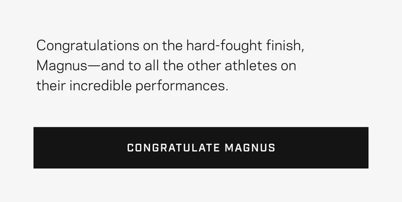 Congratulate Magnus