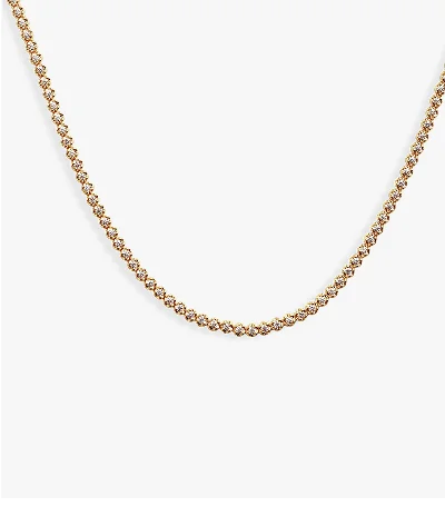 Diamond Necklace Yellow Gold